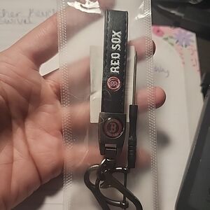 Red Sox Black Keychain